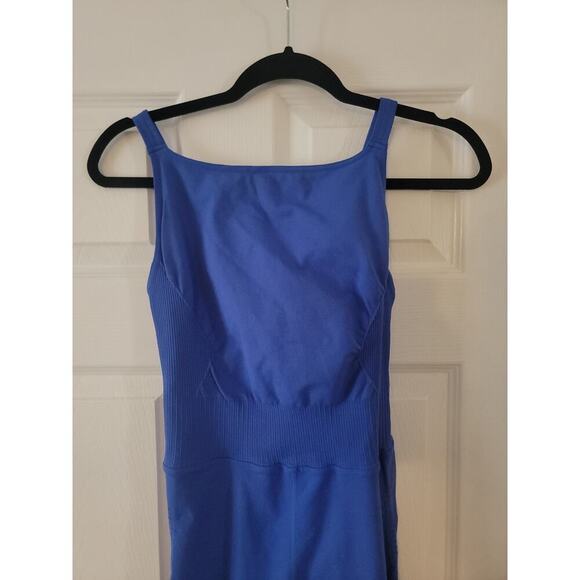 Free People FP Movement Good Karma Jumpsuit SZ M/L One Piece In Electric Cobalt - Picture 4 of 12